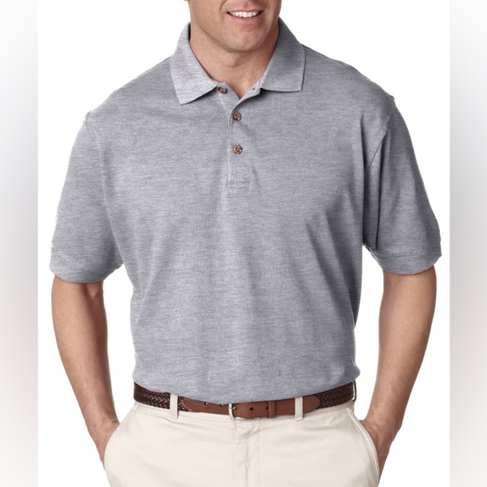 UltraClub Mens Classic Piqué Polo Shirt Size M